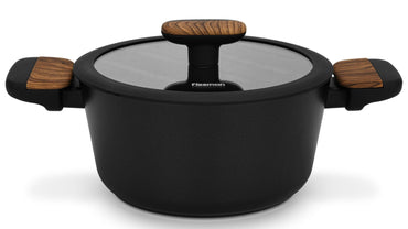 Olla Feorella Con Tapa De Cristal 2.67 Litros Fissman