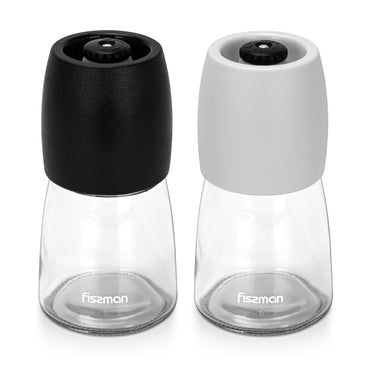 Molinillo Ceramico Sal y Pimienta Set 2x130ml Fissman