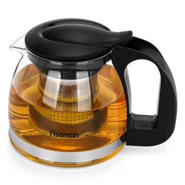 Tetera de Vidrio con Infusor Cental 700 ml Fissman