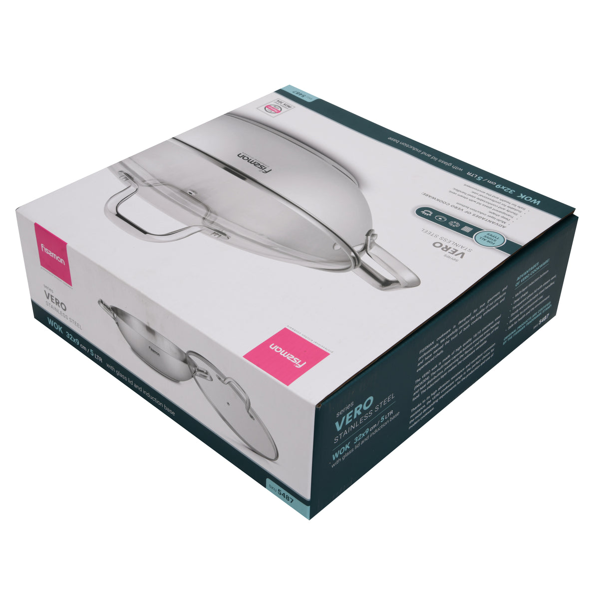 Wok Vero 5 Litros Fissman