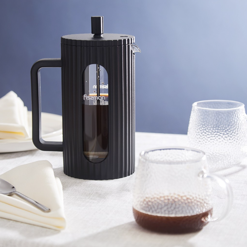 Cafetera Prensa Francesa La Negra 1000 Ml Fissman