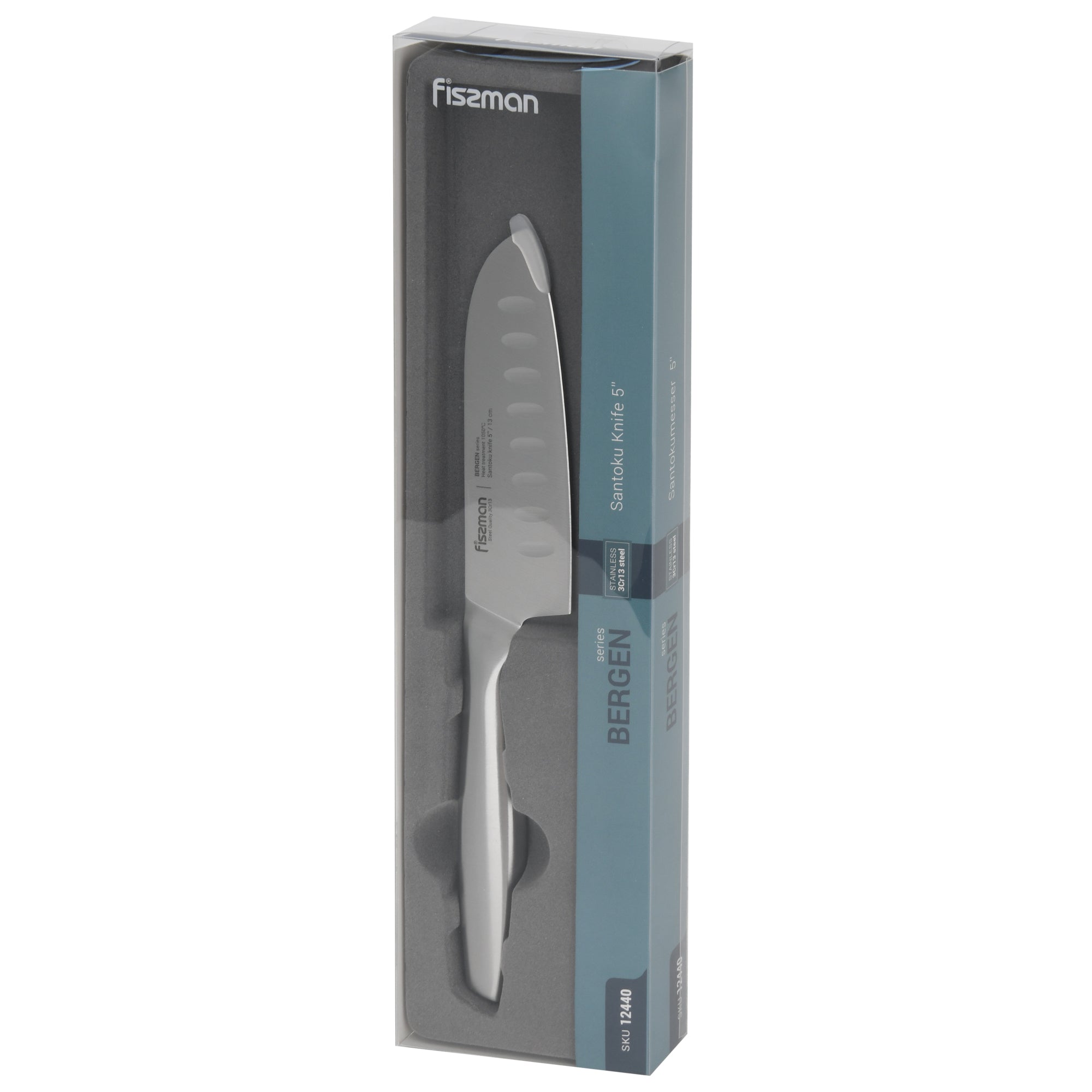 Cuchillo 5' Santoku Bergen 13cm Fissman