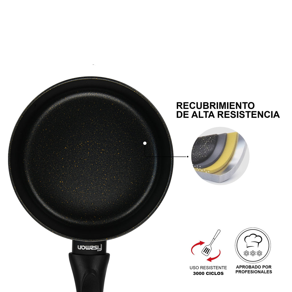 Cacerola Antiadherente Forde con Fondo de Inducción 1.5 Litros Fissman