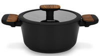 Olla Feorella Con Tapa De Cristal 2.67 Litros Fissman