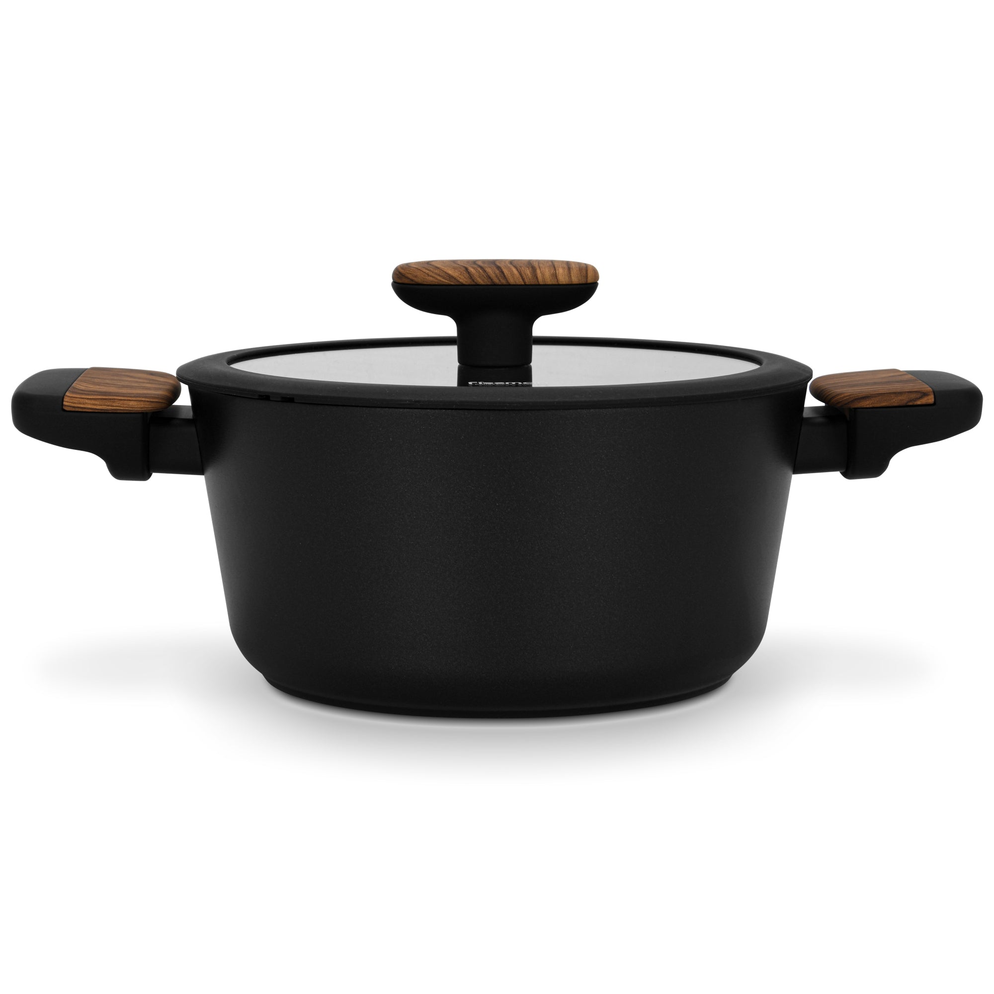 Olla Feorella Con Tapa De Cristal 2.67 Litros Fissman