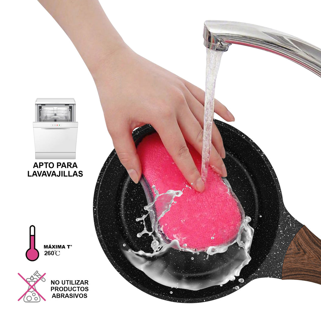 Cacerola Antiadherente Filomena con Fondo de Inducción 1.2 Litros Fissman