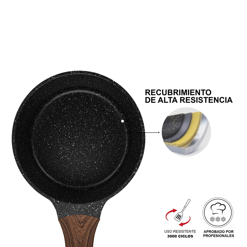 Cacerola Antiadherente Filomena con Fondo de Inducción 1.2 Litros Fissman