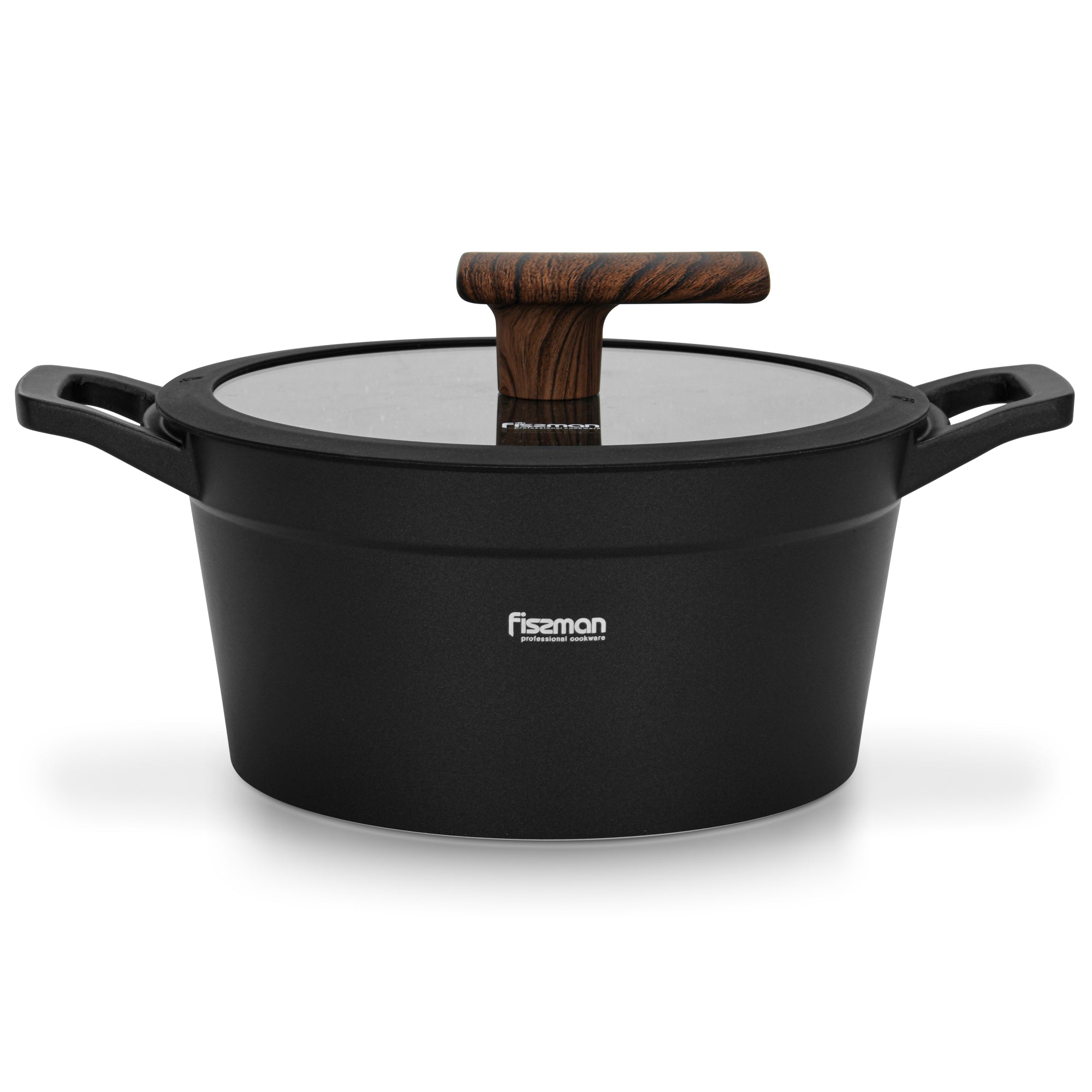 Olla Filomena Con Tapa De Cristal 2.3 Lts Fissman