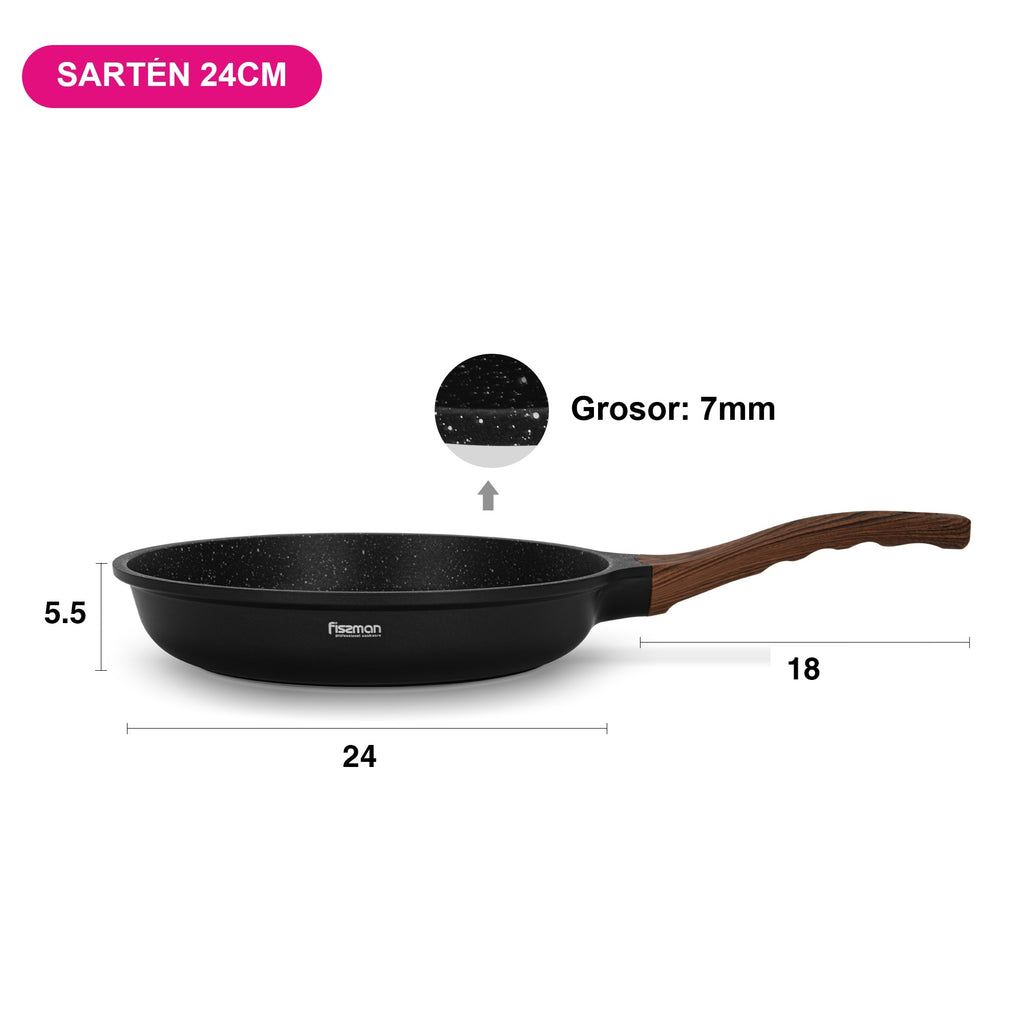 Sartén Antiadherente Filomena Con Fondo De Inducción 24cm Fissman