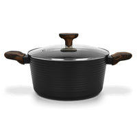 Olla Antiadherente Cuisine Tapa De Cristal 2.6 litros Fissman