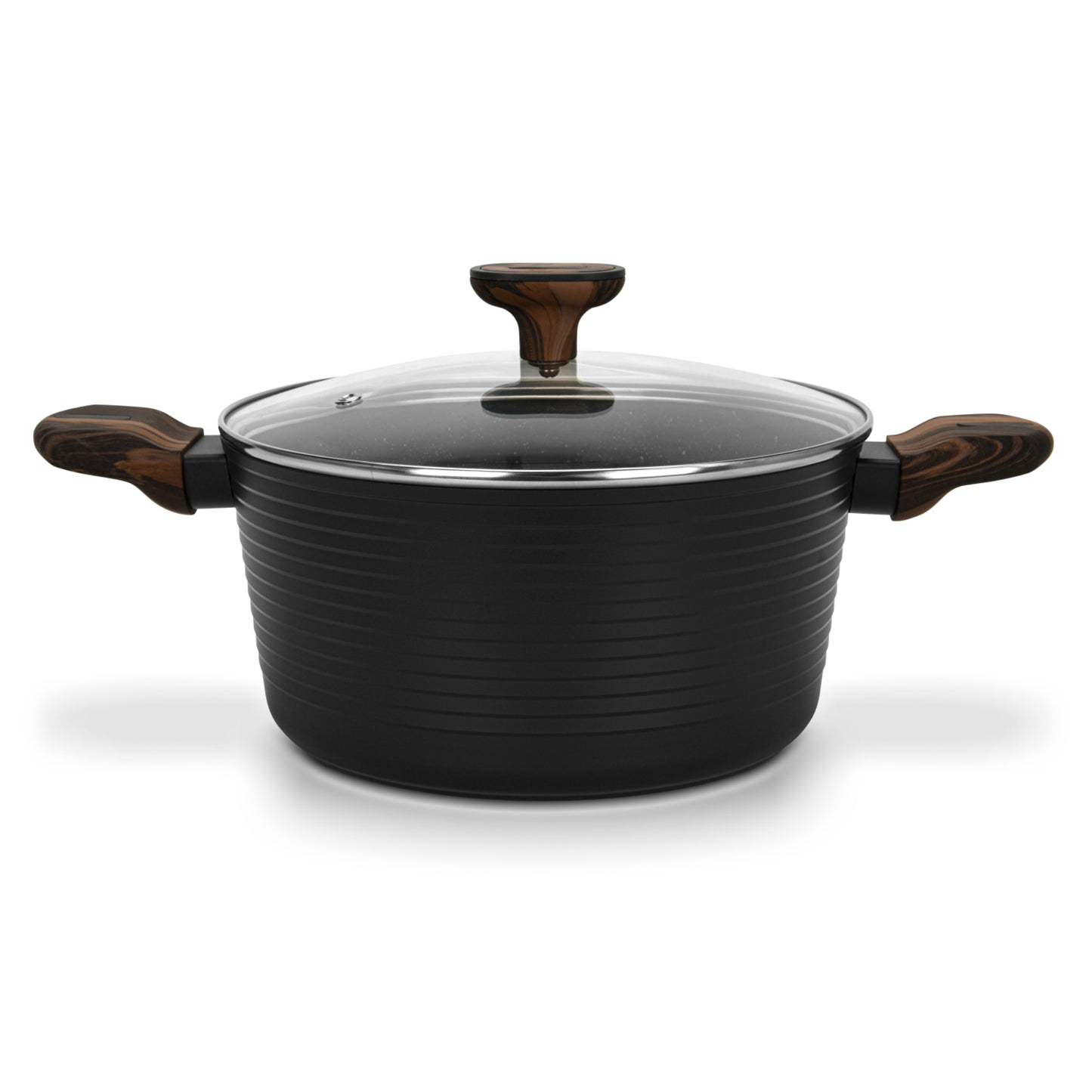 Olla Antiadherente Cuisine Tapa De Cristal 4.6 litros Fissman