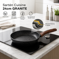 Sartén Antiadherente 24cm Cuisine con fondo de induccion Fissman
