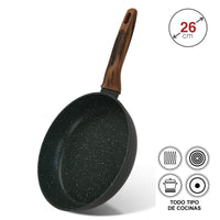 Sartén Antiadherente 26cm Cuisine con Fondo de Induccion Fissman