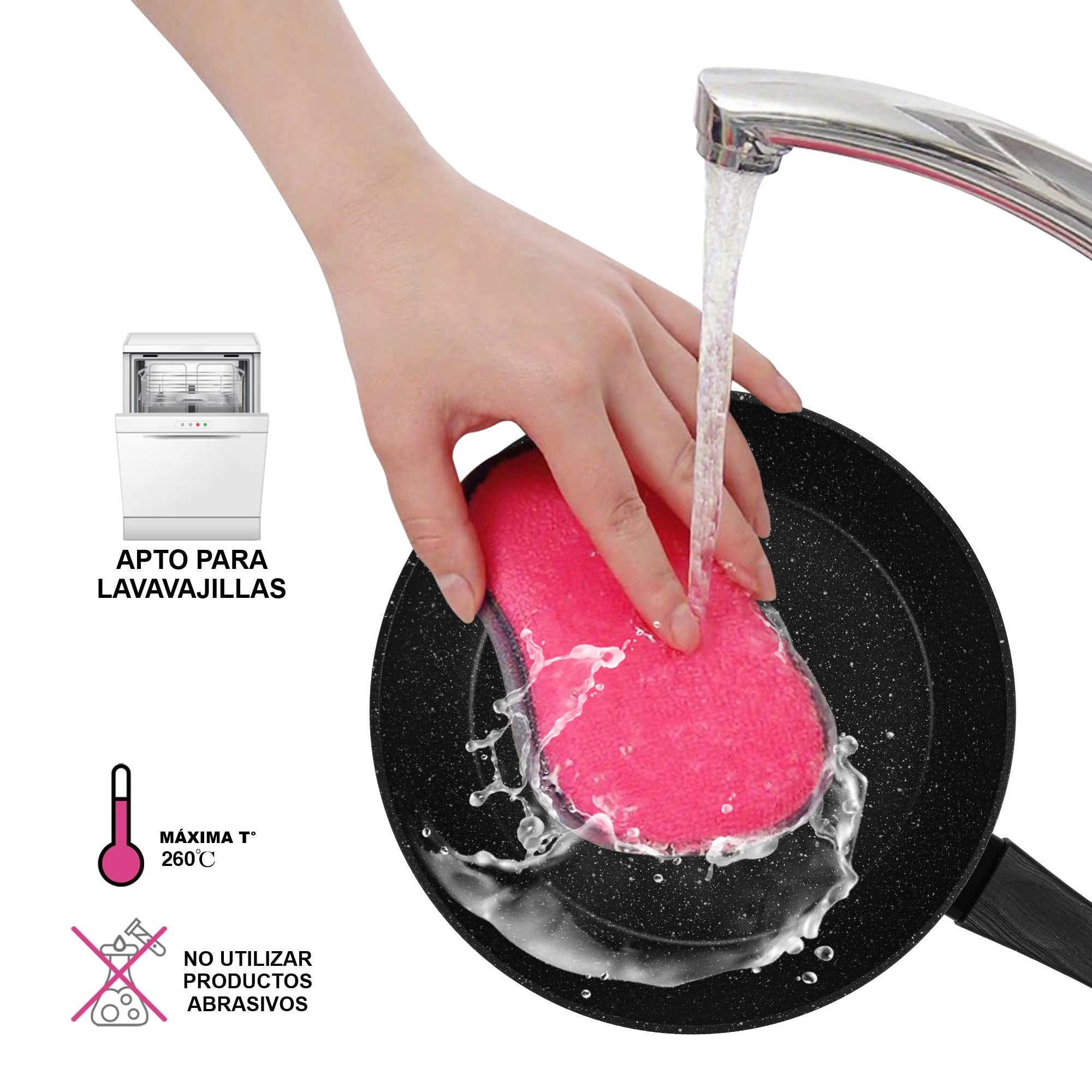 Sartén Antiadherente Angela Con Fondo De Inducción 20cm Fissman