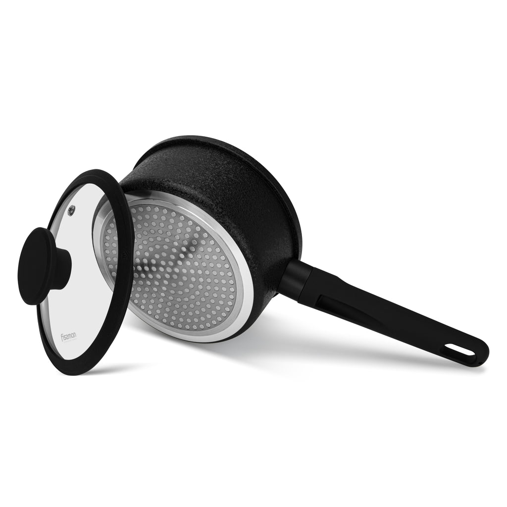 Cacerola Adelina Con Tapa De Cristal 1.45 Lts Fissman