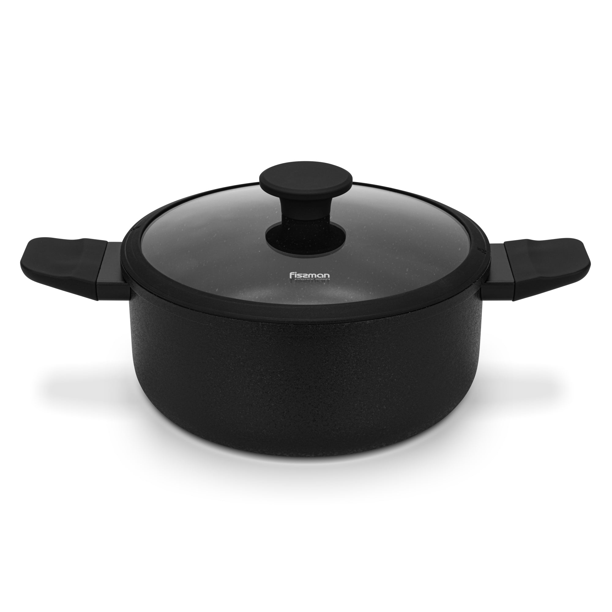 Olla Adelina Con Tapa De Cristal 4.58 litros Fissman