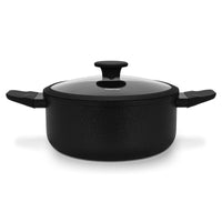 Olla Adelina Con Tapa De Cristal 4.58 litros Fissman