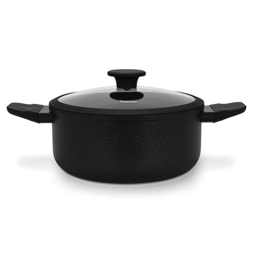 Olla Adelina Con Tapa De Cristal 4.58 litros Fissman