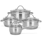 Batería Set De Cocina Ollas Gabriela 8 Piezas Fissman
