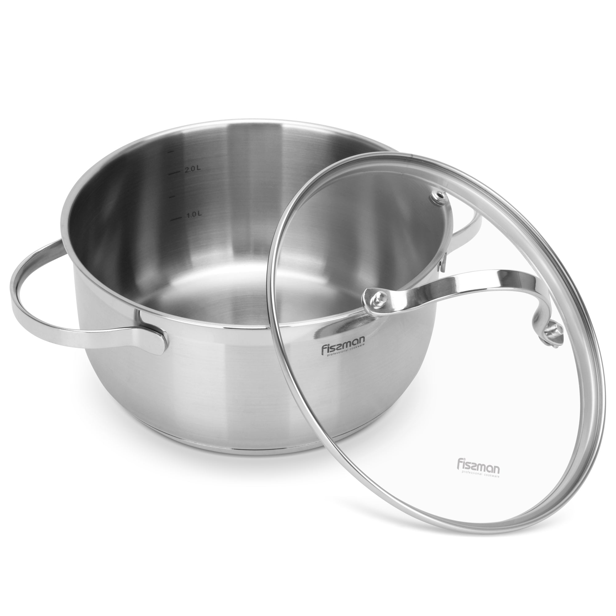 Batería Set De Cocina Ollas Gabriela 8 Piezas Fissman