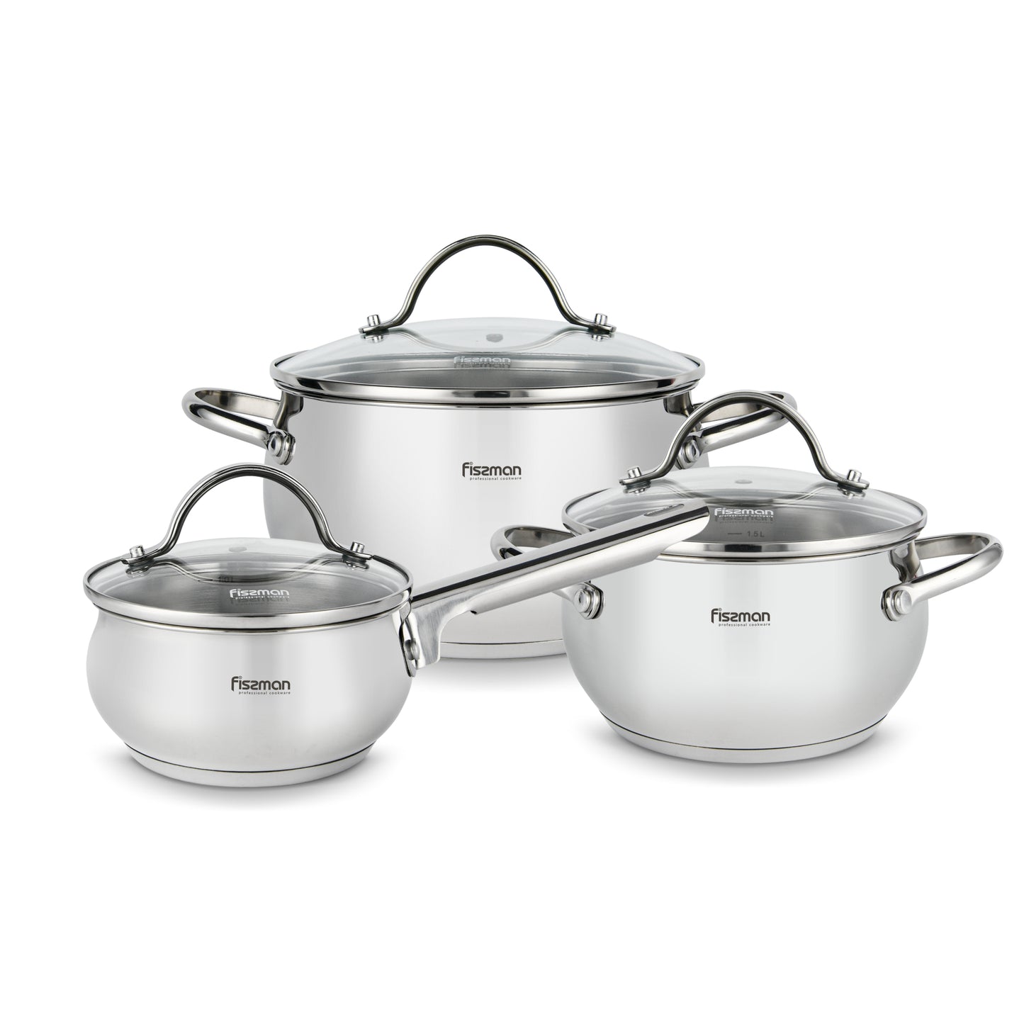 Set Ollas Martínez 6 Piezas Fissman