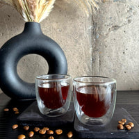 Set de 2 vasos doble pared de 100ml