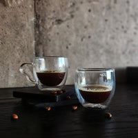 Set de 2 vasos doble pared de 90 ml