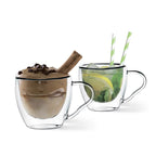 Set de 2 vasos doble pared de 90 ml