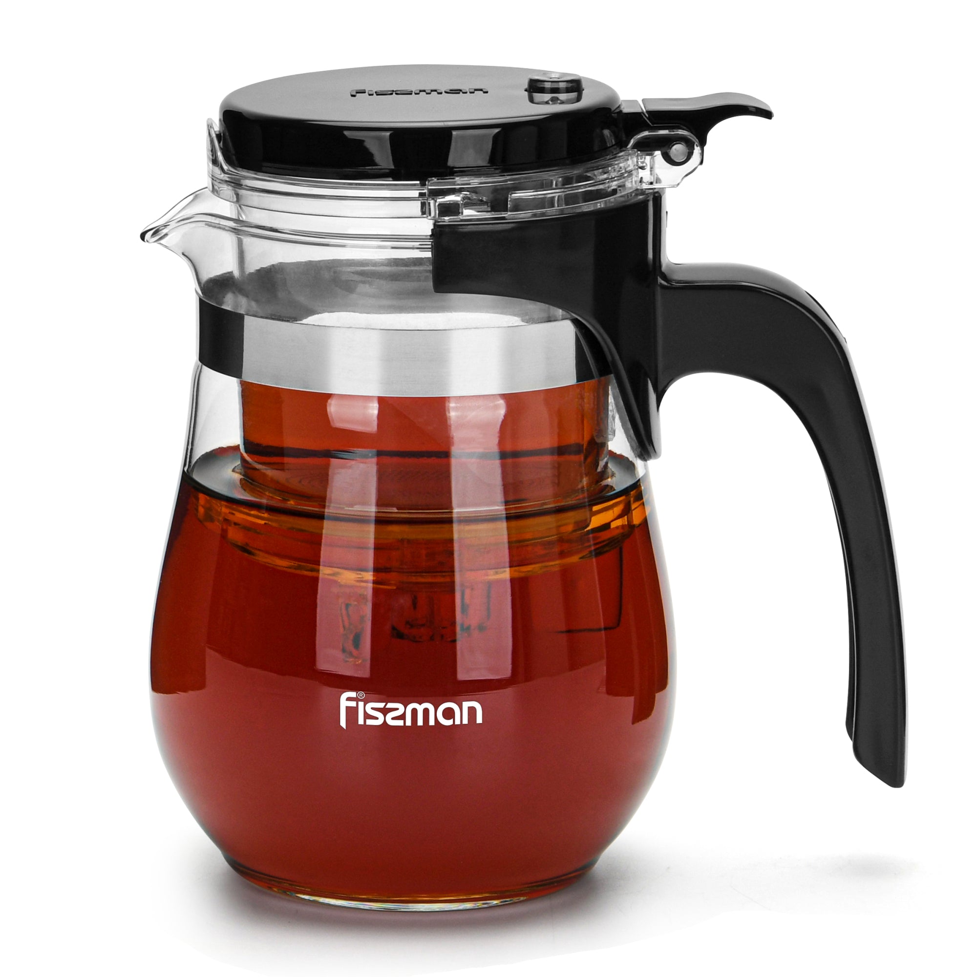 Tetera De Vidrio Con Infusor 550 Ml Gunfu - Fissman