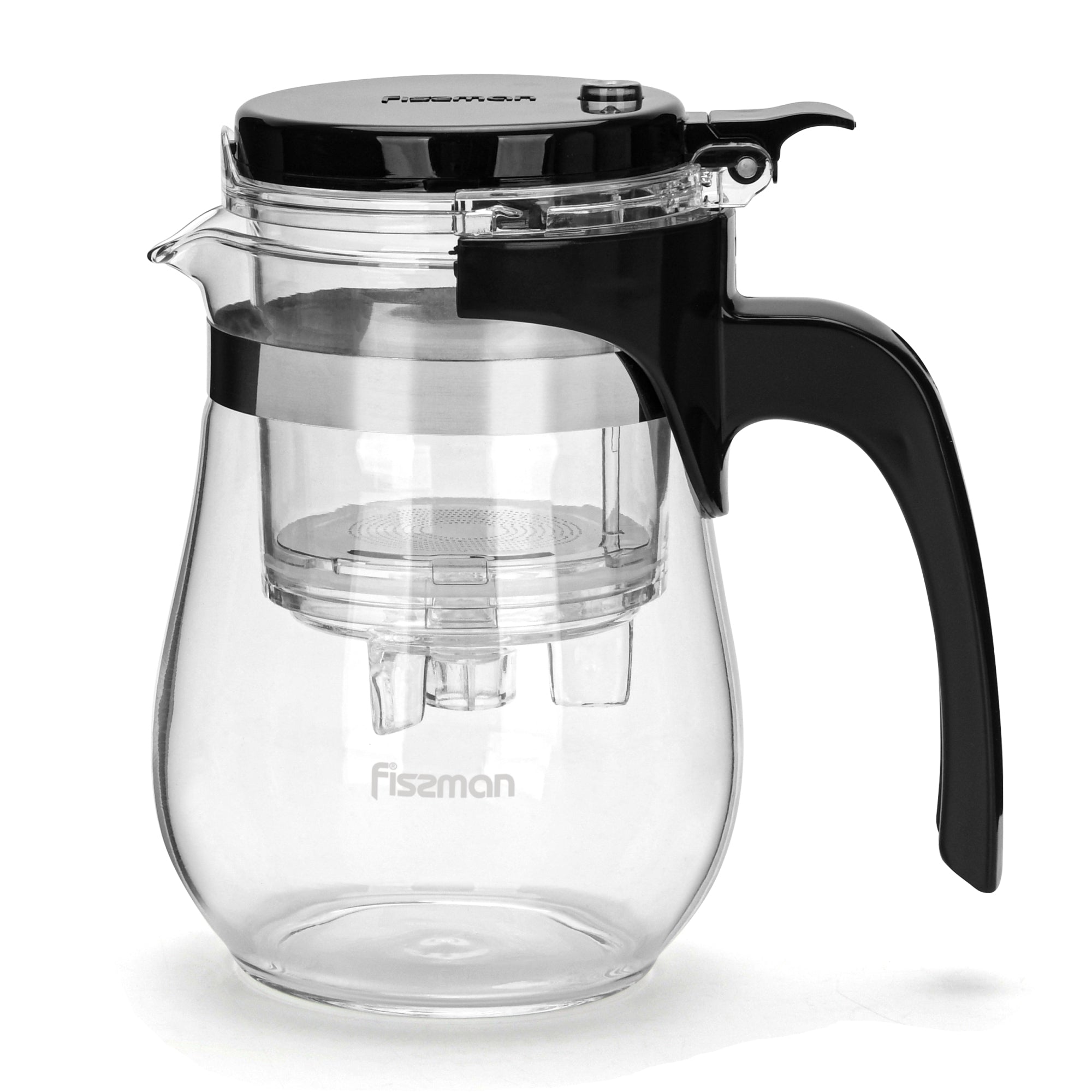 Tetera De Vidrio Con Infusor 550 Ml Gunfu - Fissman