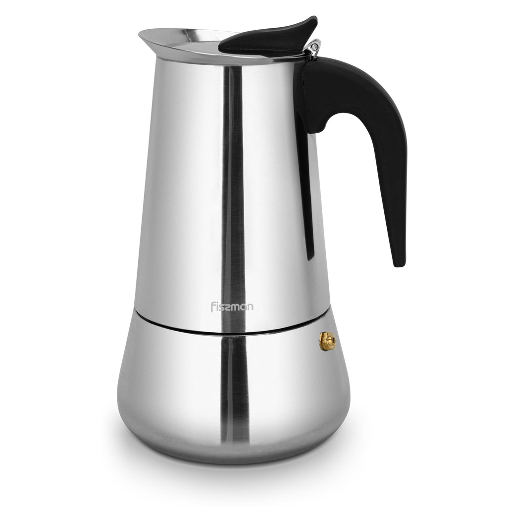 Cafetera Italiana Acero Geyser 450ml Fissman