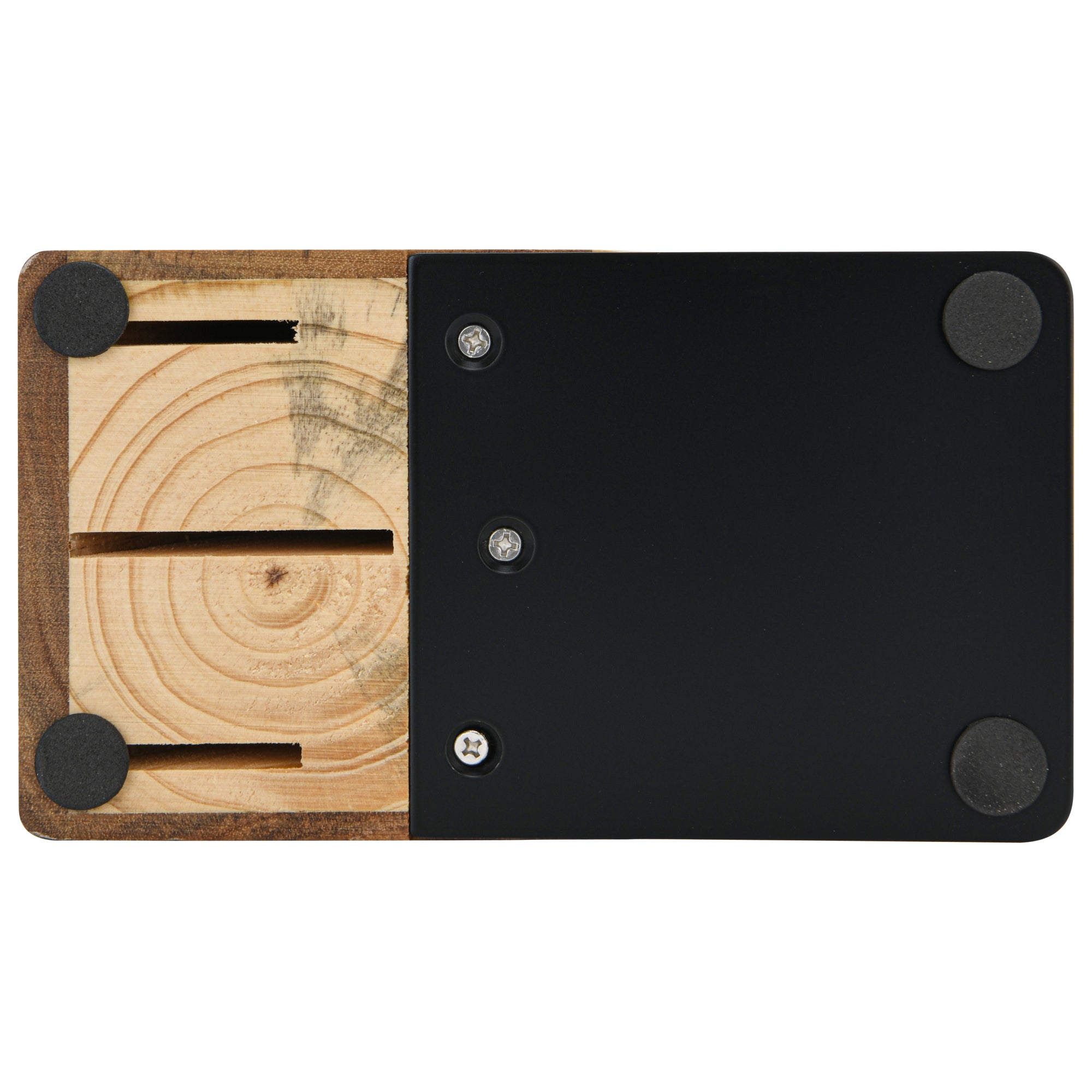 Set 5 Cuchillos Profesionales Akamatsu + Base Madera Fissman