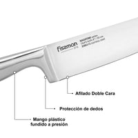 Set 5 Cuchillos Nagatomi + Base De Madera Fissman