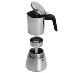 Cafetera Italiana Geyser Acero 300 Ml Fissman