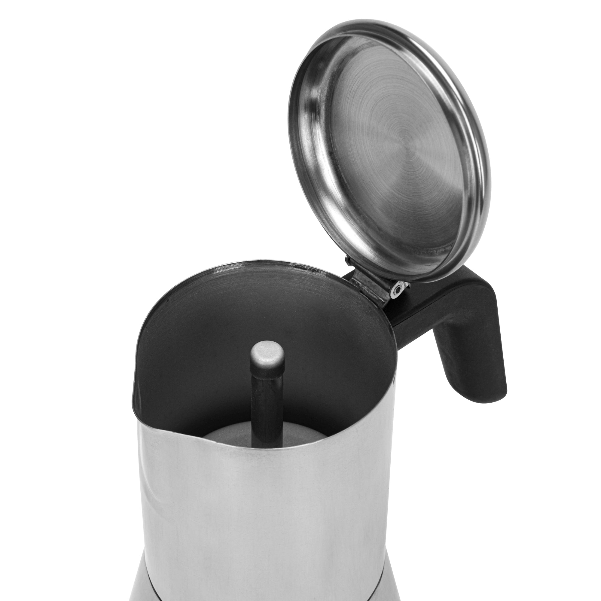 Cafetera Italiana Geyser Acero 300 Ml Fissman