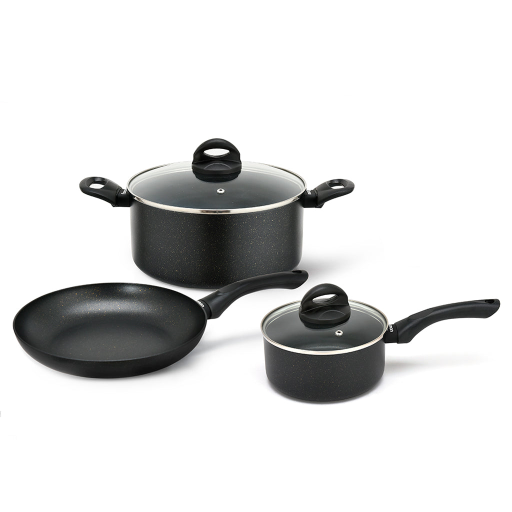Juego De Ollas Y Sarten Serie Forde 5 piezas Fissman