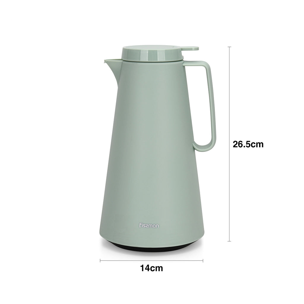 Thermo Jarra 1000 ml Menta con revestimiento de vidrio