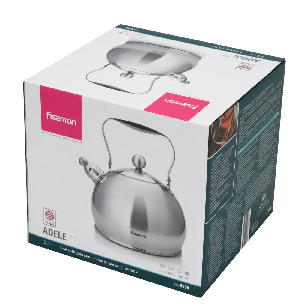 Tetera Premium Adele Acero Inoxidable 3.5 Litros Fissman