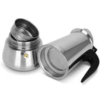 Cafetera Italiana Acero Geyser 450ml Fissman