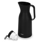 Thermo Jarra 1000 ml Negro con revestimiento de vidrio