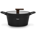 Olla Antiadherente Filomena Con Tapa De Cristal 3.9 litros Fissman