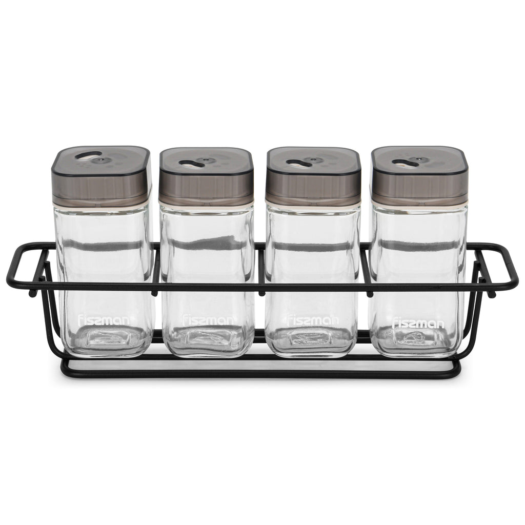 Set De Condimenteros Especieros 5 piezas Fissman