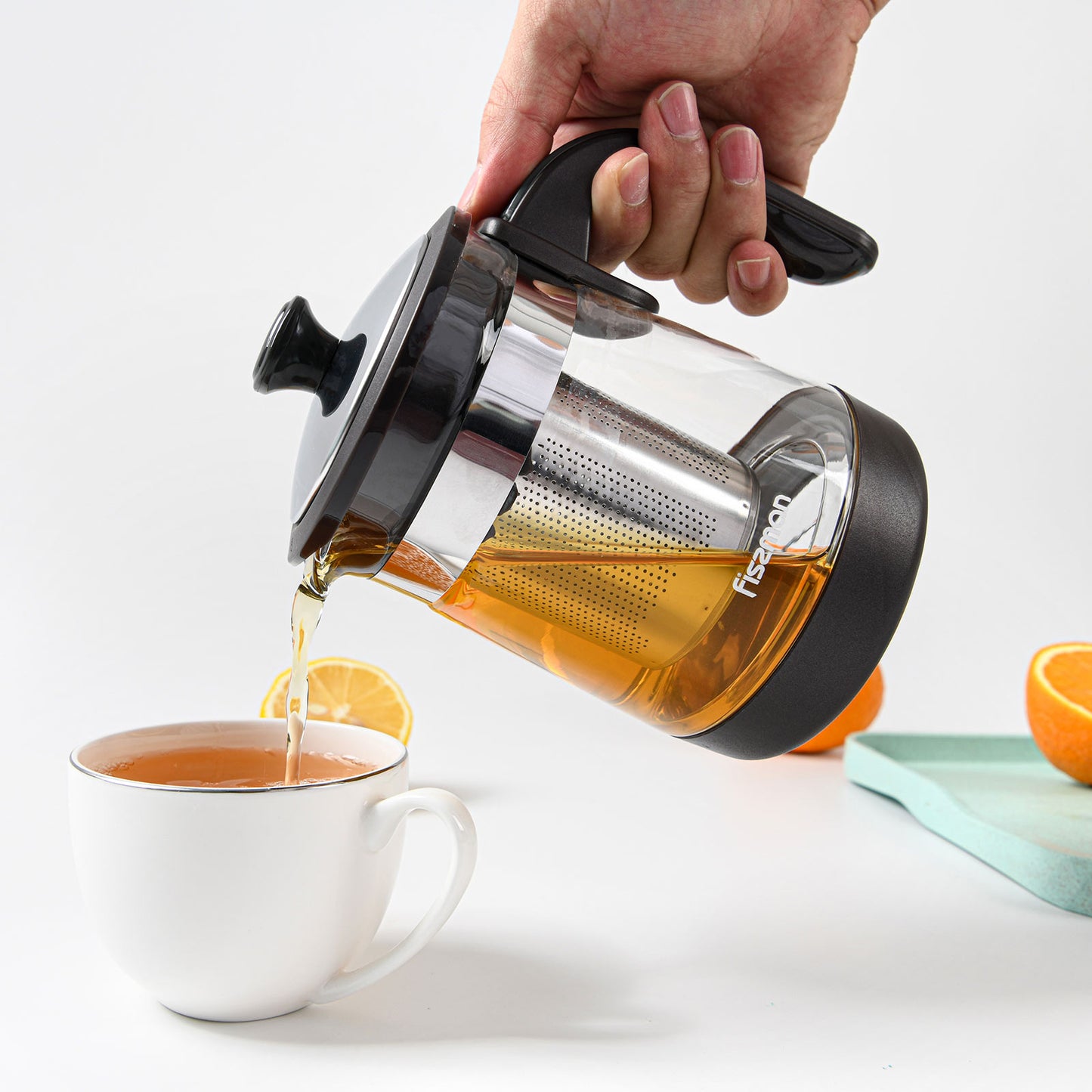 Tetera De Vidrio Con Infusor 750 Ml - Fissman