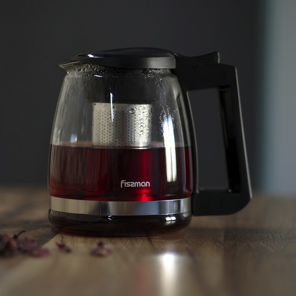 Tetera De Vidrio Con Infusor 1600ml - Fissman