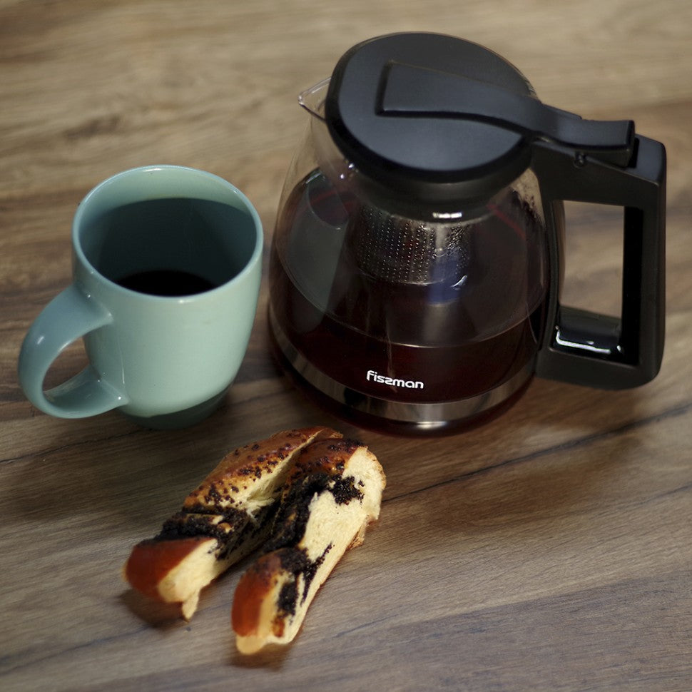 Tetera De Vidrio Con Infusor 1600ml - Fissman