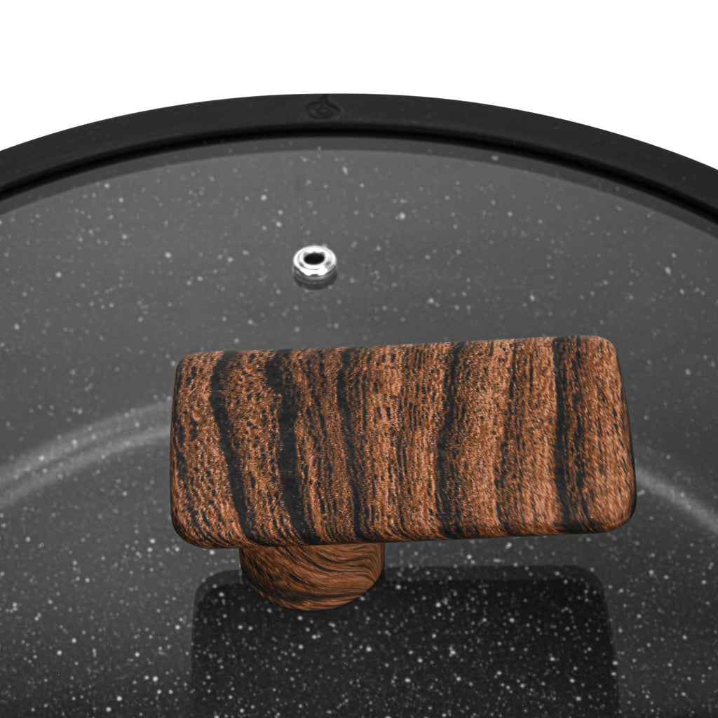 Olla Arrocera Antiadhrente 3.5 litros 28 cm con fondo de induccion Fissman