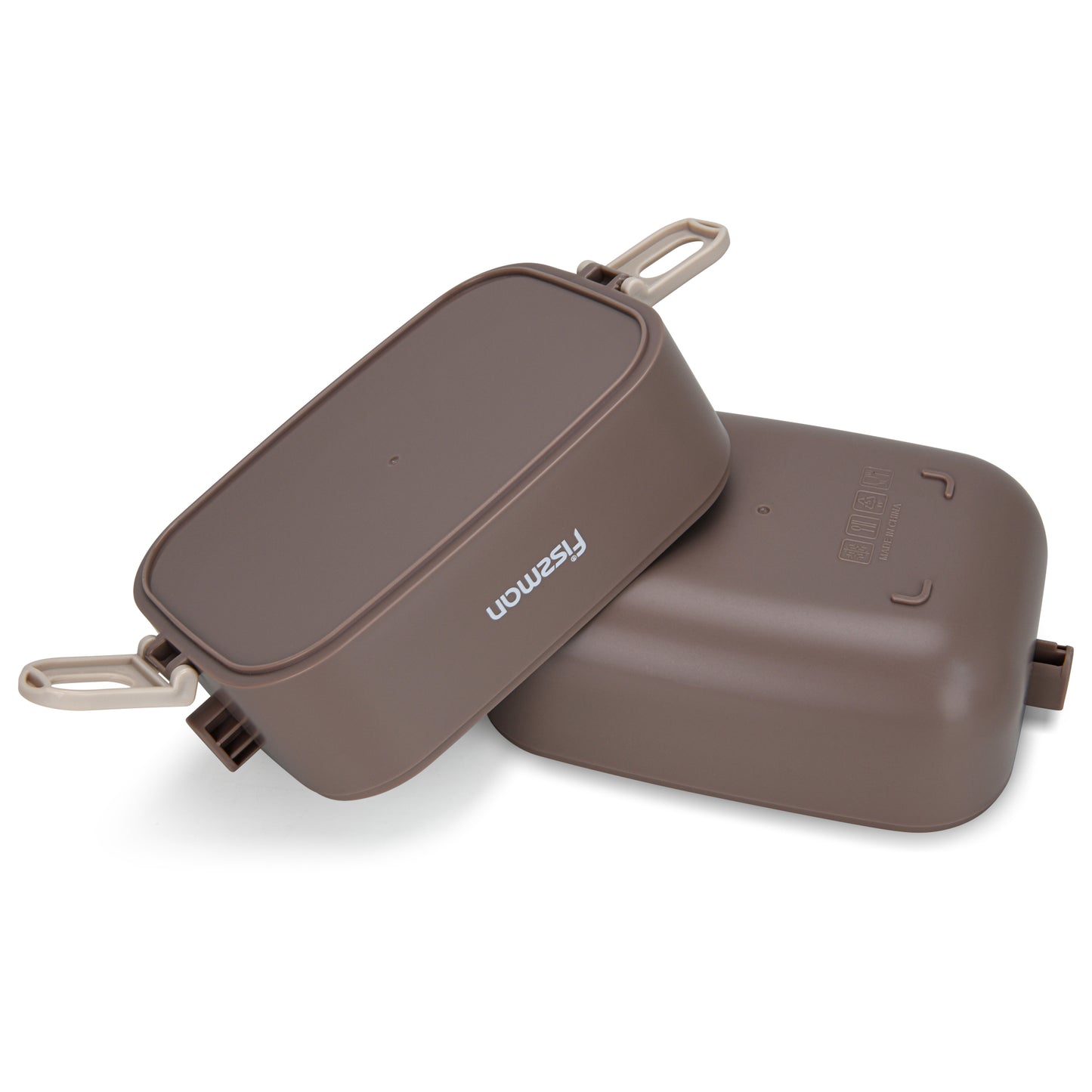 Contenedor Tupper Premium Bento Box Doble 1800ml Brown Fissman