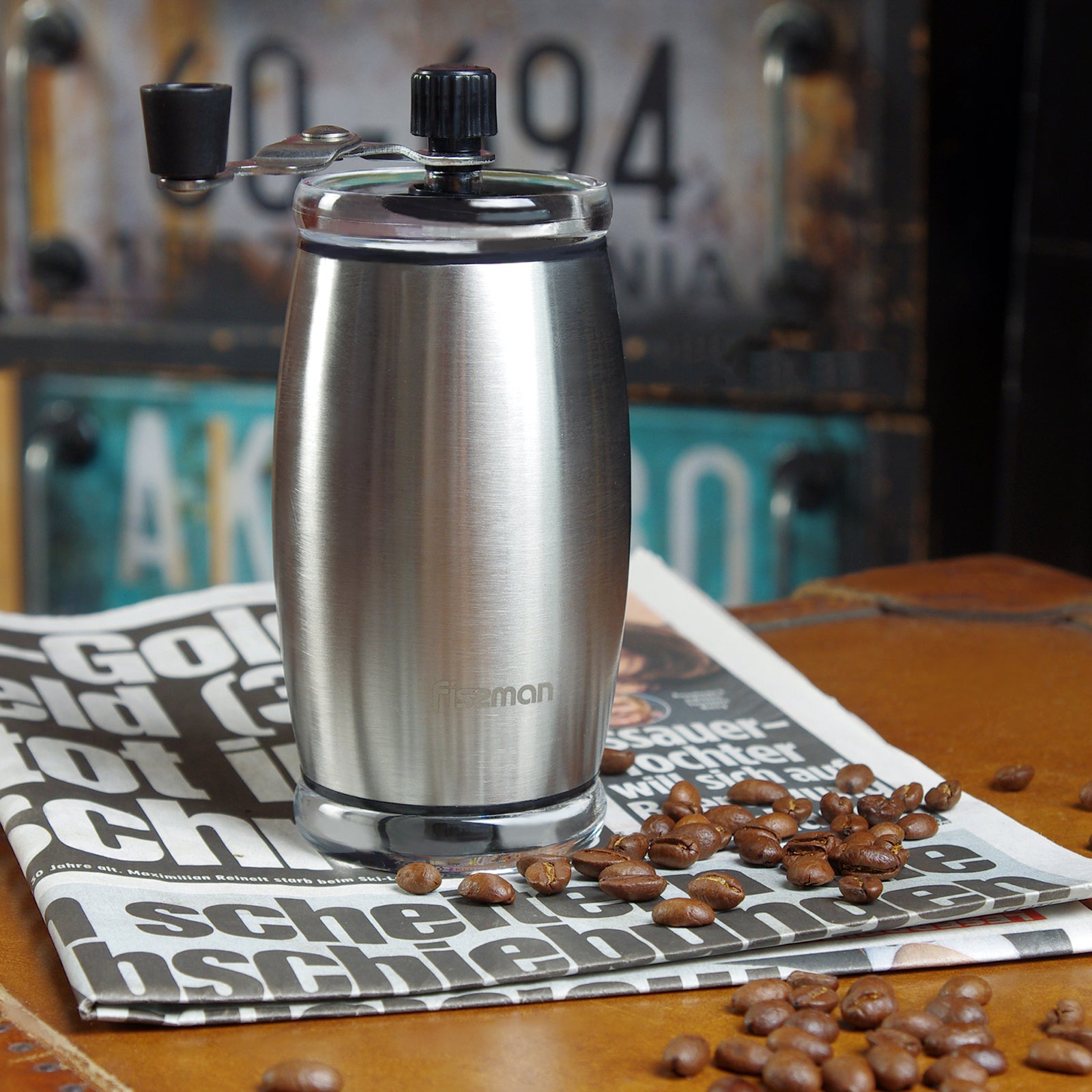 Molinillo De Café Barril Acero Inoxidable - Fissman