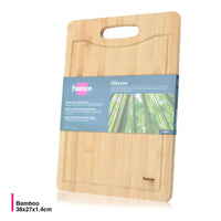 Tabla Madera Bamboo para Cortar 38x27cm Fissman