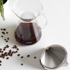 Cafetera Manual Pour Over 900ml Filtro De Acero Fissman